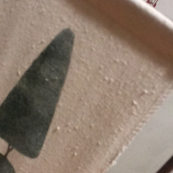 Large Vintage Desktop Divider Iron/Burlap - Picture 4 of 15